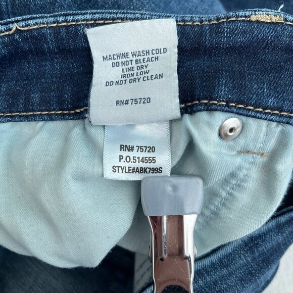 BKE Denim Parker Tailored Boot Cut Leg Stretch Jean Dark Wash Blue Women 31x28.5 - Picture 11 of 16